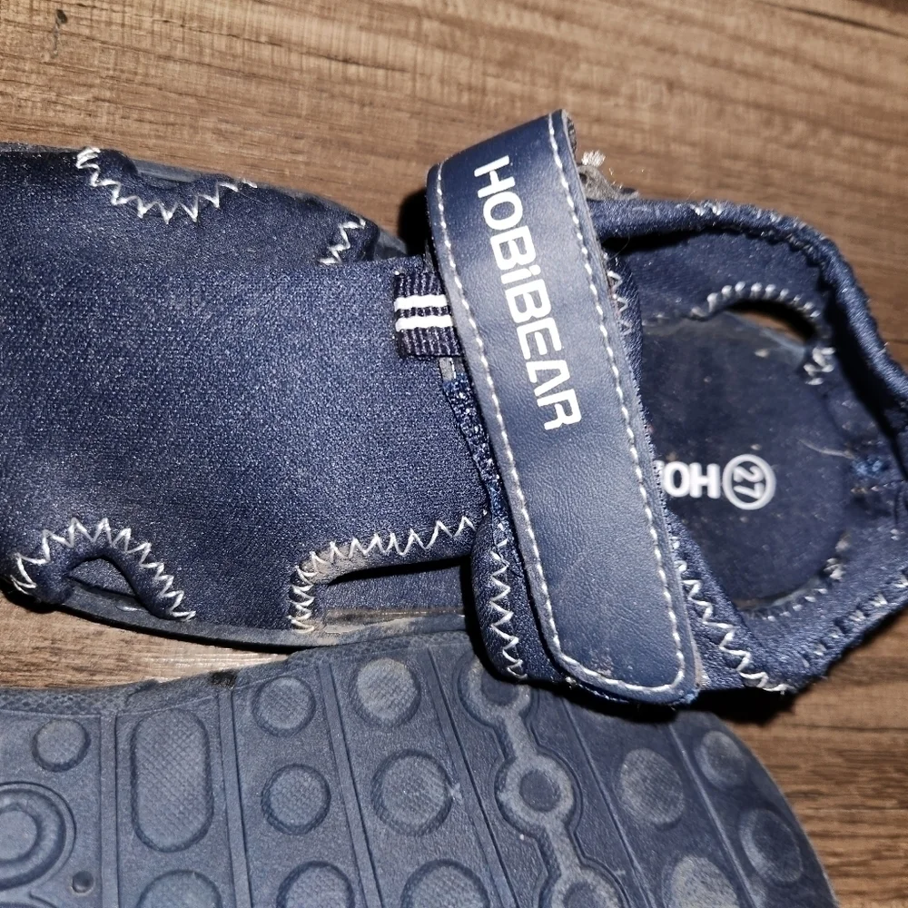 HOBIBEAR UNISEX Water Shoes Quick Dry Closed-Toe Aquatic  Sandals Size 27/ 10